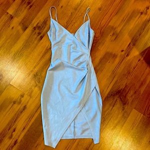 Ice Blue AKIRA sexy dress